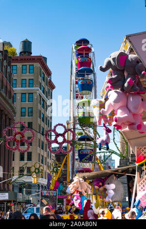 93ème fête annuelle de San Gennaro dans Little Italy, New York City, USA Banque D'Images