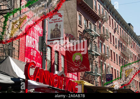 93ème fête annuelle de San Gennaro dans Little Italy, New York City, USA Banque D'Images