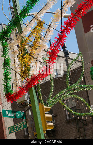 93ème fête annuelle de San Gennaro dans Little Italy, New York City, USA Banque D'Images