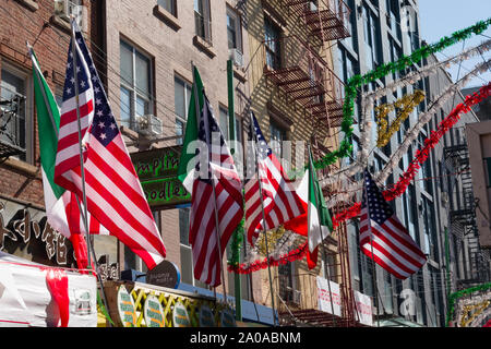 93ème fête annuelle de San Gennaro dans Little Italy, New York City, USA Banque D'Images