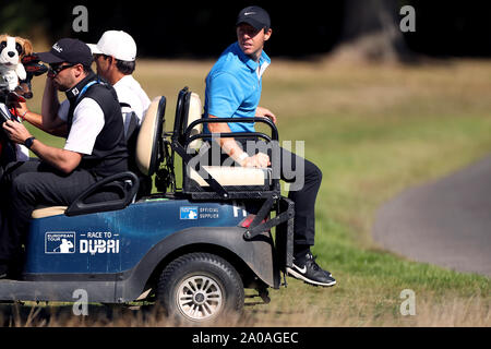 L'Irlande du Nord pendant son Rory McIlroy premier tour dès le jour de l'Open PGA BMW à Wentworth Golf Club, Surrey Banque D'Images