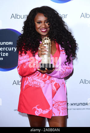 Au cours de la Nao 2019 Hyundai Prix Mercure, tenue à l'Eventim Apollo, Londres. Banque D'Images