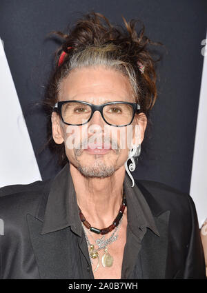 HOLLYWOOD, CA - le 18 septembre : Steven Tyler assiste à la première de la 20th Century Fox's 'Ad Astra' au Cinerama Dome le 18 septembre 2019 à Los Angeles, Californie. Banque D'Images