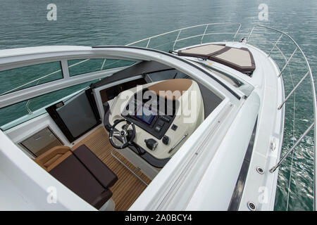 Beneteau Gran Turismo 40 motor yacht. Banque D'Images