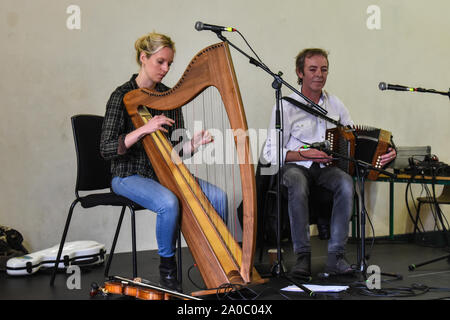 Festival des maîtres des traditions 2019 à Bantry. Concert secret avec Dermot Byrne. Bantry, Co Cork. Irlande. Banque D'Images