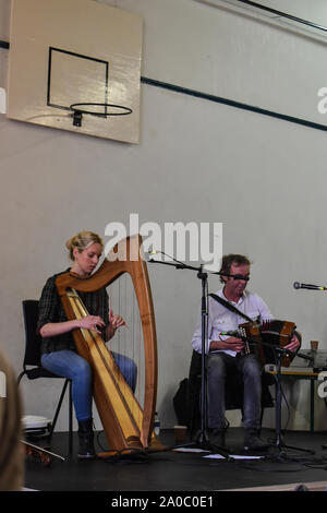 Festival des maîtres des traditions 2019 à Bantry. Concert secret avec Dermot Byrne. Bantry, Co Cork. Irlande. Banque D'Images