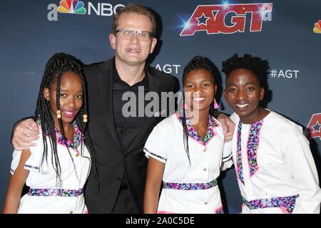 Los Angeles, CA. 18 Sep, 2019. Ndlovu Youth Choir aux arrivées d'AMERICA'S GOT TALENT Finale en direct, le Kodak Theater à Hollywood et Highland Center, Los Angeles, CA Septembre 18, 2019. Credit : Priscilla Grant/Everett Collection/Alamy Live News Banque D'Images