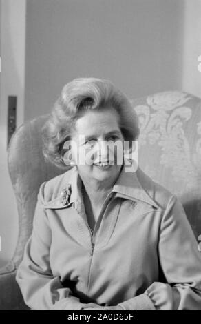 Le Premier ministre britannique Margaret Thatcher - La Dame de fer. Banque D'Images