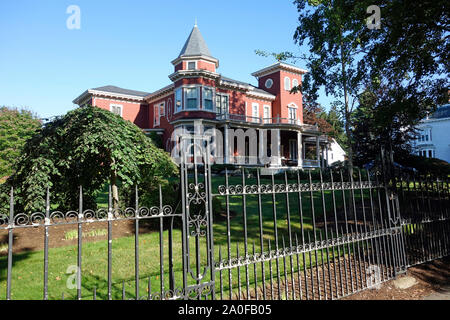 Stephen King's house à Bangor, Maine, USA Banque D'Images