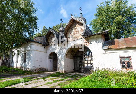 Porte de la cathédrale Znamensky (1682-1688) dans la région de Krasnodar, Russie Banque D'Images