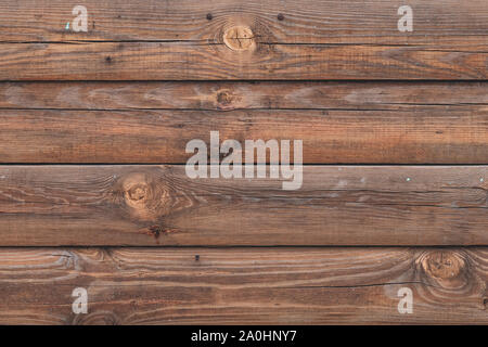 Les planches de bois brun. La texture du bois miteux, surface. Clôture bois vintage, 24 surface. Couleur naturelle. Plancher bois ancien modèle. Banque D'Images