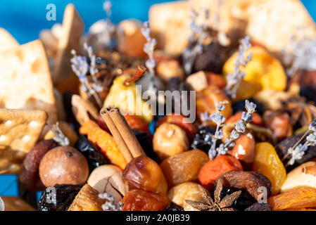 Bouquet de fruits secs. Close-up Banque D'Images