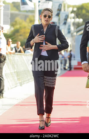 San Sebastian, Espagne. Sep 20, 2019. Kristen Stewart à la 'Seberg' Premiere pendant le 67e festival du Film de San Sebastian au théâtre Victoria Eugenia de San Sebastian, Espagne. Le 20 septembre 2019. Credit : MediaPunch Inc/Alamy Live News Banque D'Images