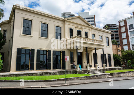 Sydney, Australie - 10 mars 2017. Vue extérieure de Elizabeth Bay House bâtiment historique de Sydney, avec les gens. Elizabeth Bay House est un patrimoine-l Banque D'Images