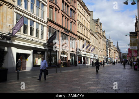 L'Écosse Glasgow Buchanan Street House of Fraser Banque D'Images