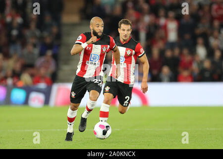 Southampton, UK. 20 Sep 2019. Nathan Redmond de Southampton en action au cours de la Premier League match entre Southampton et bournemouth au St Mary's Stadium, Southampton le vendredi 20 septembre 2019. (Crédit : Jon Bromley | MI News) photographie peut uniquement être utilisé pour les journaux et/ou magazines fins éditoriales, licence requise pour l'usage commercial Crédit : MI News & Sport /Alamy Live News Banque D'Images