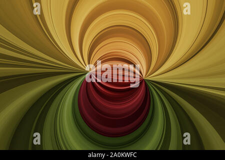 Rouge, orange, jaune, vert des lignes courbes, creative abstract background Banque D'Images