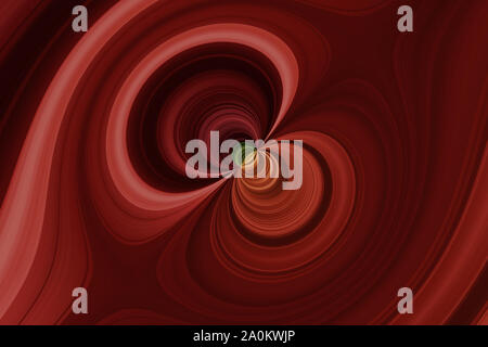 Rouge, orange, jaune, vert avec des lignes courbes, effet spherique , abstract background Banque D'Images