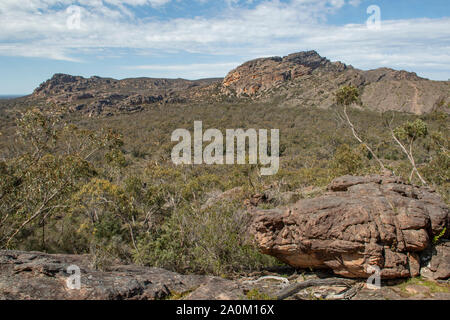 Mt Stapylton, le Parc National des Grampians, Victoria Banque D'Images