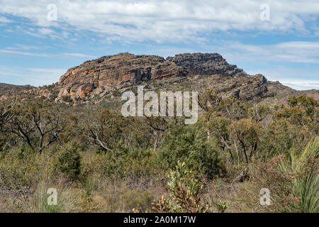 Mt Stapylton, le Parc National des Grampians, Victoria Banque D'Images