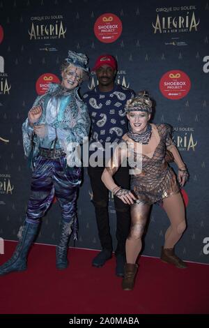 Septembre 19, 2019, Toronto, Ontario, Canada : l'acteur canadien Marc Senior assistant à la première tapis rouge du Cirque du Soleil, Alegria production plus emblématique sous le chapiteau à la place de l'Ontario, à Toronto, au Canada. (Crédit Image : © Angel Marchini/Zuma sur le fil) Banque D'Images