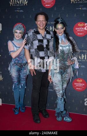 Septembre 19, 2019, Toronto, Ontario, Canada : romancier canadien Lawrence Hill participant à la première tapis rouge du Cirque du Soleil, Alegria production plus emblématique sous le chapiteau à la place de l'Ontario, à Toronto, au Canada. (Crédit Image : © Angel Marchini/Zuma sur le fil) Banque D'Images