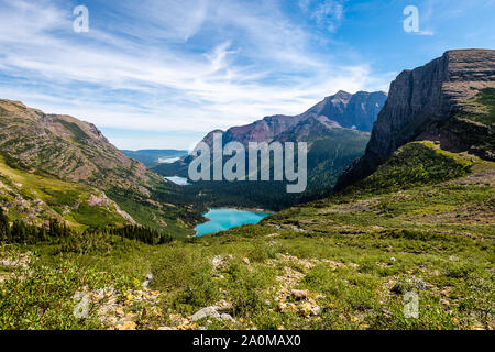 Grinnell Glacier, Glacier National Park Banque D'Images