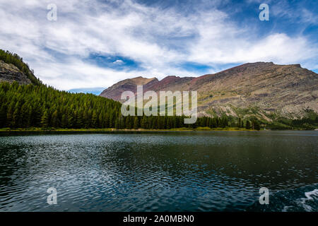 Le Glacier National Park's Lake Josephine Banque D'Images