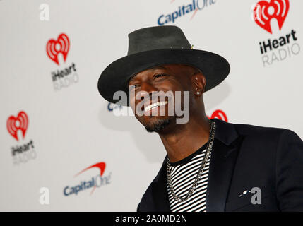 Las Vegas, États-Unis. 20Sep 2019. L'acteur Taye Diggs arrive pour l'iHeartRadio Music Festival à la T-Mobile Arena de Las Vegas, Nevada le 20 septembre 2019. Photo de James Atoa/UPI UPI : Crédit/Alamy Live News Banque D'Images