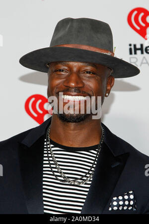 Las Vegas, États-Unis. 20Sep 2019. L'acteur Taye Diggs arrive pour l'iHeartRadio Music Festival à la T-Mobile Arena de Las Vegas, Nevada le 20 septembre 2019. Photo de James Atoa/UPI UPI : Crédit/Alamy Live News Banque D'Images
