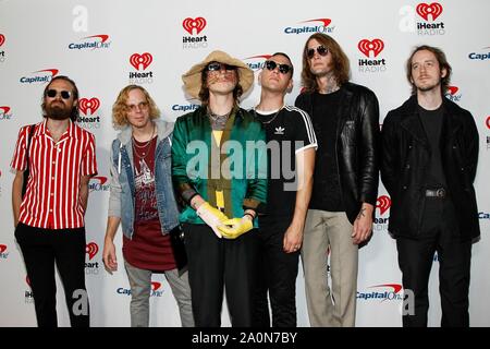 Cage The Elephant aux arrivées pour 2019 iHeartRadio Music Festival - VEN, T-Mobile Arena, Las Vegas, NV le 20 septembre 2019. Photo par : JA/Everett Collection Banque D'Images