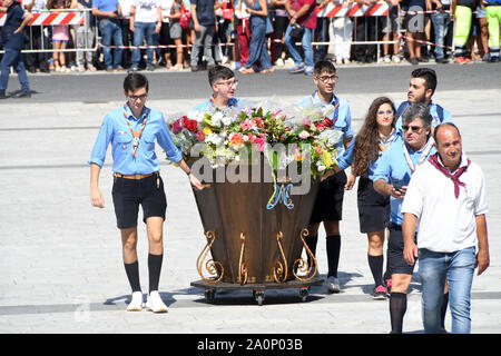 Reggio Calabria 14 sep 2019 - Discesa vierge de la Consolation,Crédit : Giuseppe Andidero scout Banque D'Images