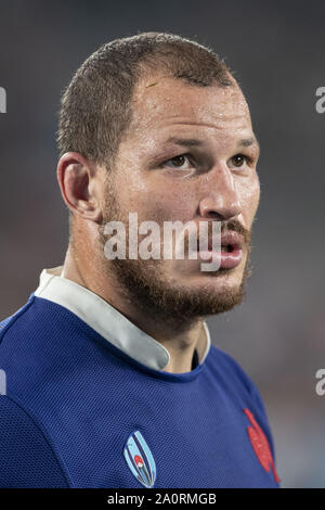 Tokyo, Japon. Sep 21, 2019. La place Wenceslas Lauret à la France la Coupe du Monde de Rugby 2019 Bassin C match entre la France et l'Argentine à Tokyo Stadium. La France bat l'Argentine 23-21. Credit : Rodrigo Reyes Marin/ZUMA/Alamy Fil Live News Banque D'Images