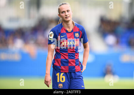 Barcelone, Espagne. Sep 21, 2019. Graham Hansen, du FC Barcelone lors du match FC Barcelone v Atletico de Madrid de Liga saison 2019/2020, Iberdrola, date 3. Johan Cruyff Stadium. Barcelone, Espagne, 21 Sep 2019. Credit : PRESSINPHOTO/Alamy Live News Banque D'Images