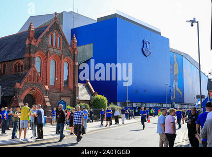 21 septembre 2019, Goodison Park, Liverpool, Angleterre ; football Premier League, Everton vs Sheffield United : Vue extérieure de Goodison Park Crédit : Conor Molloy/News Images images Ligue de football anglais sont soumis à licence DataCo Banque D'Images