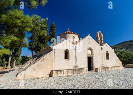 L'église byzantine de la Panagia Kera Kritsa, Crète, Grèce Banque D'Images