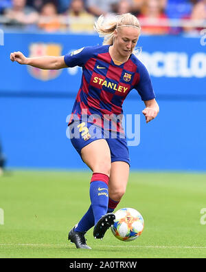 Barcelone, Espagne. Sep 21, 2019. Van Der Gragt, du FC Barcelone lors du match FC Barcelone v Atletico de Madrid de Liga saison 2019/2020, Iberdrola, date 3. Johan Cruyff Stadium. Barcelone, Espagne, 21 Sep 2019. Barcelone, 21-09-2019. Liga Iberdrola 2019/ 2020, date 3. Barcelone - Atletico de Madrid. Stefanie Van Der Gragt de Barcelone : Crédit Photos Pro/Alamy Live News Banque D'Images