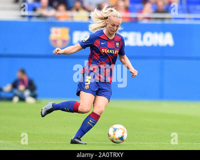 Barcelone, Espagne. Sep 21, 2019. Van Der Gragt, du FC Barcelone lors du match FC Barcelone v Atletico de Madrid de Liga saison 2019/2020, Iberdrola, date 3. Johan Cruyff Stadium. Barcelone, Espagne, 21 Sep 2019. Barcelone, 21-09-2019. Liga Iberdrola 2019/ 2020, date 3. Barcelone - Atletico de Madrid. Stefanie Van Der Gragt de Barcelone : Crédit Photos Pro/Alamy Live News Banque D'Images