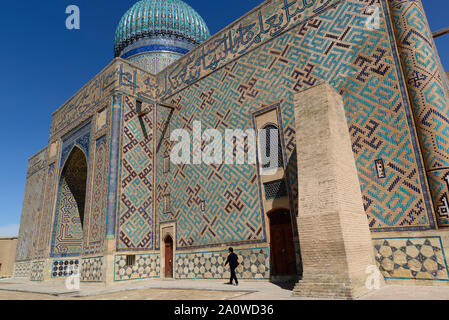 Le mausolée de Khoja Ahmad Yasawi Turkestan oriental, dans le sud du Kazakhstan Banque D'Images