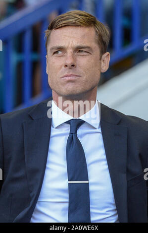 21 SEPTEMBRE 2019 , à Hillsborough, Sheffield, Angleterre ; Sky Bet Championship, Sheffield mercredi contre Fulham : Credit : Dean Williams/News Images, Scott Parker Manager de Fulham. La Ligue de Football anglaise images sont soumis à licence DataCo Banque D'Images