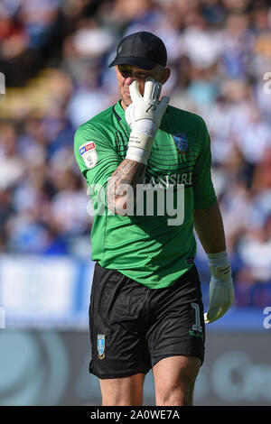 21 SEPTEMBRE 2019 , à Hillsborough, Sheffield, Angleterre ; Sky Bet Championship, Sheffield mercredi contre Fulham : Credit : Dean Williams/News Images, Gardien Keiren Westwood (1) de la Ligue de football de Sheffield Wednesday English images sont soumis à licence DataCo Banque D'Images