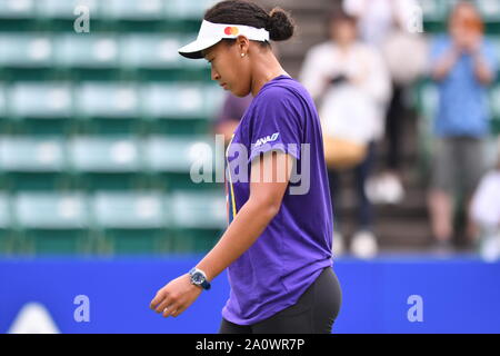 Naomi Osaka (Japon), le 22 septembre 2019 - Tennis : la pratique, à l'ITC Centre de tennis au cours de 2019 d'Utsubo TORAY PAN PACIFIC OPEN TENNIS TOURNAMENT, à Osaka au Japon. (Photo par SportsPressJP/AFLO) Banque D'Images