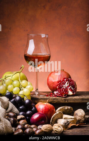 Still Life.fruits d'automne, les couleurs et les saveurs Banque D'Images