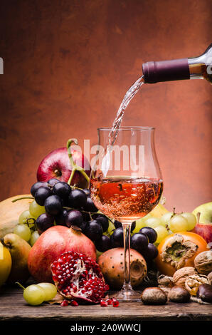 Still Life.fruits d'automne, les couleurs et les saveurs Banque D'Images