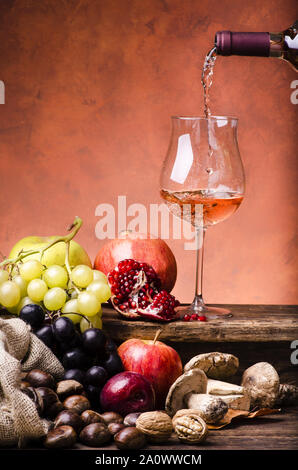 Still Life.fruits d'automne, les couleurs et les saveurs Banque D'Images