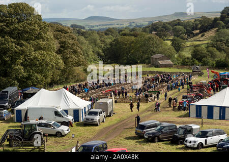 Moorcock Show qui a eu lieu entre Garsdale et Hawes, Yorkshire du Nord, septembre 2019. Le spectacle est avant tout un spectacle de moutons. Banque D'Images