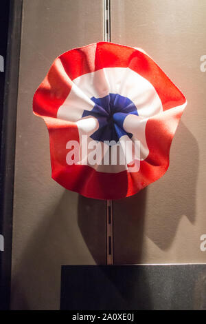 Le Mémorial de la Marseillaise à Marseille : cocarde tricolore Banque D'Images