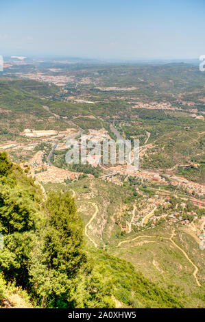 Monserrat, l'Espagne, l'image HDR Banque D'Images