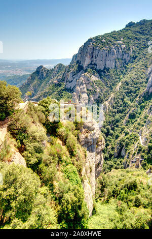 Monserrat, l'Espagne, l'image HDR Banque D'Images