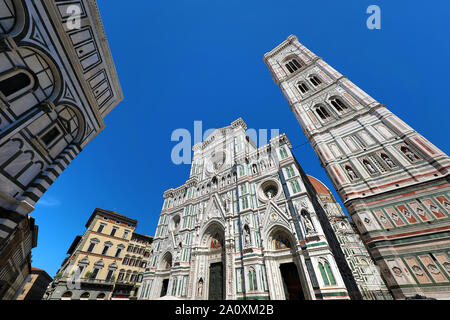 Le Duomo, la cathédrale de Santa Maria del Fiore, Florence, Italie Banque D'Images